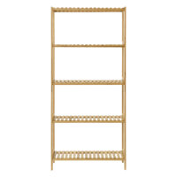 Bambusregal Karlskoga 60x26x130cm Natur Holz