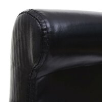 Barhocker Barstuhl Holz schwarz dunkle Beine Leder