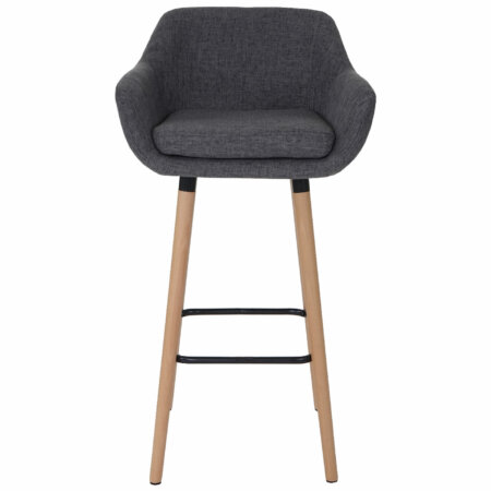 Barhocker Malmö Textil grau