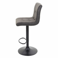 2x Barhocker Wildlederimitat - vintage dunkelgrau