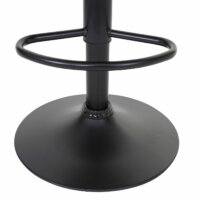 2x Barhocker Wildlederimitat - vintage dunkelgrau