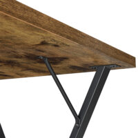 Bartisch Arboga 120x60x105cm Dunkler Holzton