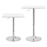 Bartisch Swansea quadratisch 60x60 cm und 68-88 cm