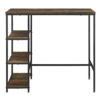 Bartisch Växjö 100x109x60cm Dunkler Holzton