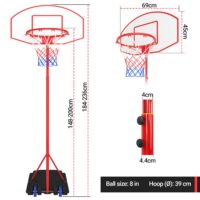 Basketballkorb - Höhenverstellbar Outdoor Indoor