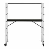 Baugerüst Mehrzweckleiter Arbeitsgerüst inkl. 2 Rollen