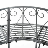 Baumbank Rundbank Gartenbank Metall 360° - Φ160cm