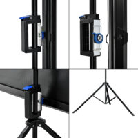 Beamer Leinwand mit Stativ 200x200 cm 113