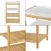 Bambus Standregal mit Tablettablage