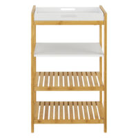 Bambus Standregal mit Tablettablage