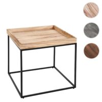 Beistelltisch JAM-K71 Couchtisch FSC Holz Metall 60x60x60cm naturfarben
