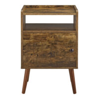 Nachttisch Beistelltisch Olofström 66x45x35cm mit Schrankfach