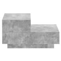 Nachttisch Sebokeng 38x75x35 cm mit Schublade Betonoptik