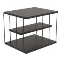 Beistelltisch 50x40x33cm Anthrazit