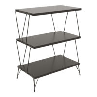 Beistelltisch mit Hairpinlegs 46x30x76cm Anthrazit