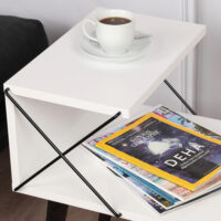 Beistelltisch 50x40x55cm Weiss