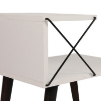Beistelltisch 50x40x55cm Weiss