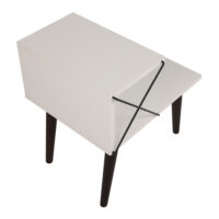 Beistelltisch 50x40x55cm Weiss