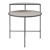 Beistelltisch Schwarz/Eiche-Optik