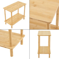 Beistelltisch Paimio Bambus 53x60x30cm