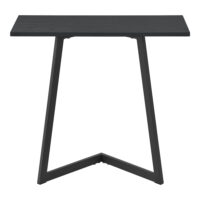 Beistelltisch Kalundborg 55x60x30cm Schwarz