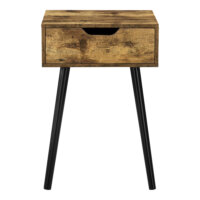Beistelltisch Östersund 60x40x30 cm mit Schublade Holzoptik dunkel