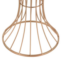 Beistelltisch Sablier Ø 38 cm Stundenglasform Kupfer