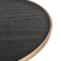 Beistelltisch Sablier Ø 38 cm Stundenglasform Kupfer