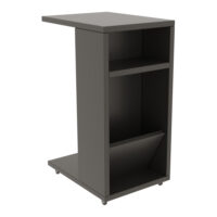 Rollbarer Beistelltisch 40x30x63cm Anthrazit