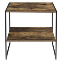 Beistelltisch Svenstavik 50x50x50cm Dunkler Holzton