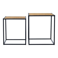 Satztisch Grindavik im 2er Set Holz-Optik