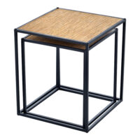 Satztisch Grindavik im 2er Set Holz-Optik