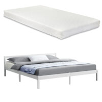 Holzbett Nakkila 160x200 cm mit Kaltschaummatratze