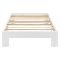 Holzbett Raisio 120x200 cm mit Lattenrost Weiss