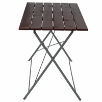 Biergartentisch Berlin Klapptisch Gartentisch geölt 120x60x75cm ~ dunkelbraun