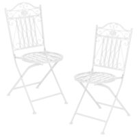 Bistro Set Biella 3-tlg. Weiss