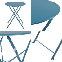 Bistro Set Caprile 3-tlg. Türkis