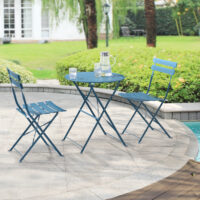 Bistro Set Caprile 3-tlg. Türkis