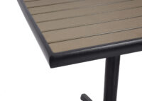 Bistrotisch Gartentisch Balkontisch Gastronomie Outdoor schwarz