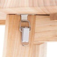 Bistrotisch Ø78cm Stehtisch aus Massivholz - klappbar