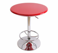 Bistrotisch Stehtisch Mailand höhenverstellbar ~ rot