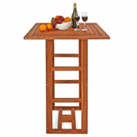 Bistrotisch Stehtisch aus Akazienholz ~ 75x75x110cm