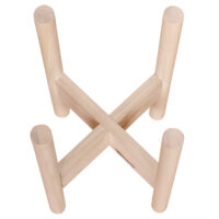 Blumenständer 2er Set aus Holz Blumentopfhalter