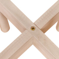 Blumenständer 2er Set aus Holz Blumentopfhalter