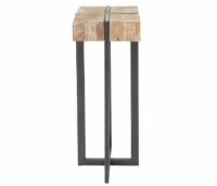 Blumentisch HWC Beistelltisch ~ Tanne Holz 100x32x32cm