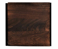 Blumentisch JAM-K71 Beistelltisch FSC Metall dunkelbraun 61cm