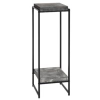 Blumentisch JAM-K71 Beistelltisch FSC Metall dunkelgrau 101cm