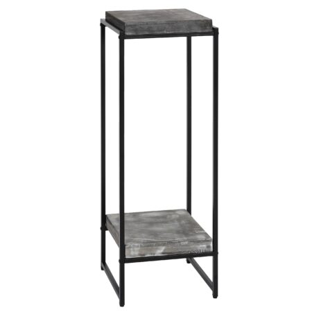 Blumentisch JAM-K71 Beistelltisch FSC Metall dunkelgrau 101cm