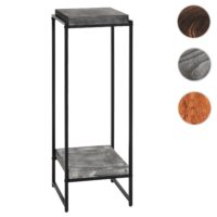 Blumentisch JAM-K71 Beistelltisch FSC Metall dunkelgrau 101cm