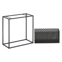 Pflanzständer Honnelles 2er Set Schwarz